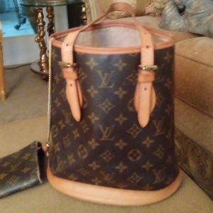 Authentic vintage bucket louis vuitton